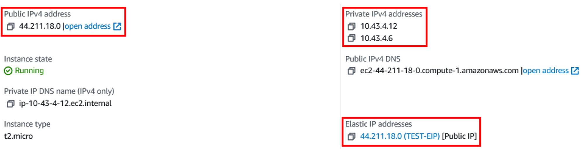 Verify the ENI is attached to the instance