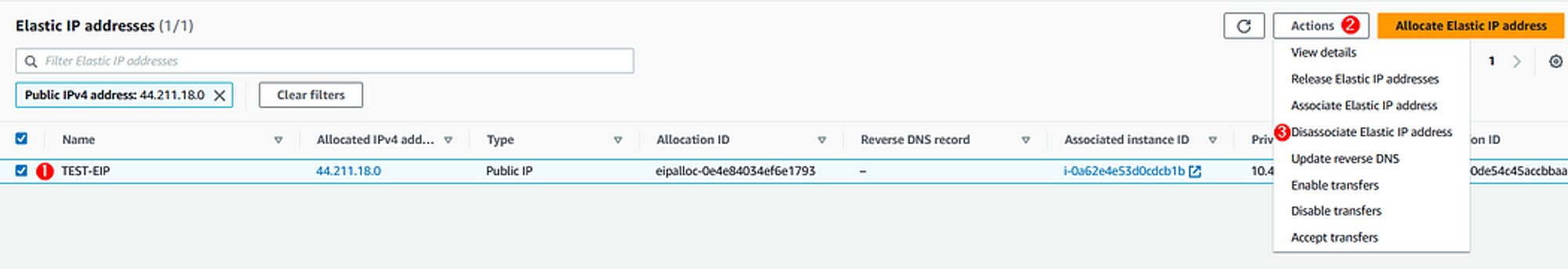 Verify the ENI is attached to the instance