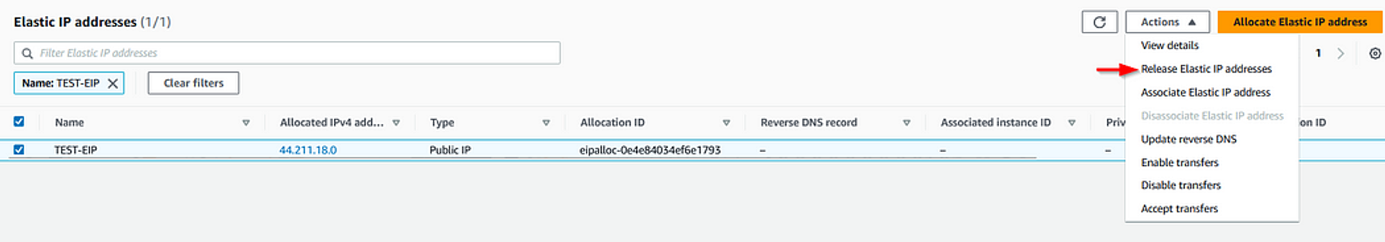 Verify the ENI is attached to the instance